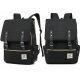 Durable 15.6" Oxford Laptop Backpack - Black