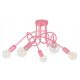  LED-ONE E27 ceiling light pink and purple