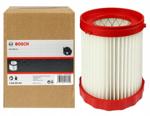  Bosch vacuum cleaner filter 2608000663