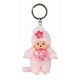  Monchhichi 242467 Keychain 11cm Monkey pink