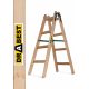 Drabest Ladder 2.7 m Wood 2 x 4 up to 150 kg