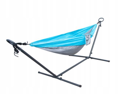 Garden and Terrace Hammocks Hammock with Bar Aurora Grey Shades 100 kg 260 x 100