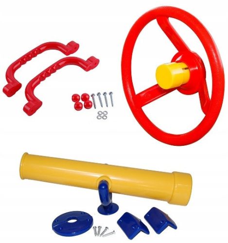 PLAYGROUND SET steering wheel + handles + telescope