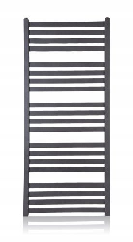  Lava 417 W water bathroom radiator 430 x 950 mm black, gray