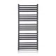  Lava 417 W water bathroom radiator 430 x 950 mm black, gray