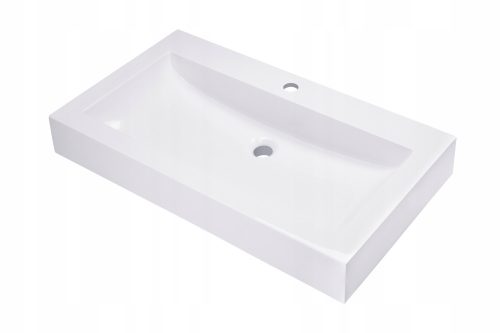 Rectangular countertop washbasin DARFOR