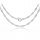  SINGAPORE SILVER CHAIN 45 CM WOMEN'S SILVER 925