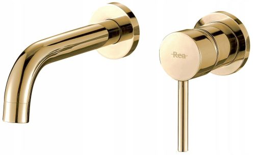 Rea Lungo concealed washbasin mixer, gold