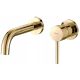 Rea Lungo concealed washbasin mixer, gold