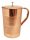 Glasses and cups Copper water jug, 2l, copper stripes