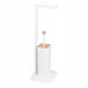 Toilet Brushes White Set of Brush and Paper Holder by Yoka Home