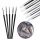  SET OF 5 SILICONE BRUSHES FOR DUST, GEL AND DECORATIONS