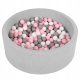  Selonis dry pool 200 balls 90x30 cm white-grey-powder pink