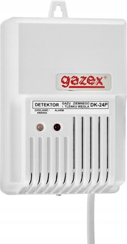 GAZEX CO carbon monoxide detector; natural gas DK-24.P