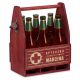  BEER CARRIER WITH OPENER ENGRAVED MEN'S GIFT