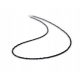  Faveo Tourmaline Necklace 2mm 45cm Black