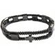  ROSARY ON HAND MEN'S BRACELET - HEMATITE