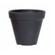  Prosperplast flowerpot, 58 cm x 58 x 47 cm, diameter 58 cm, plastic in grey and silver