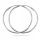  Silver hoop earrings pr 925 hoops 30 mm 1 pair