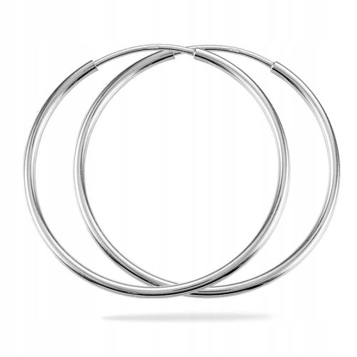  Silver hoop earrings pr 925 hoops 30 mm 1 pair