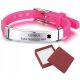  Steelova bracelet 20.5 cm pink