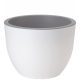  Form-Plastic flowerpot 35 cm x 35 x 1 cm diameter 40 cm plastic white, grey and silver tones