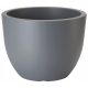  Form-Plastic flowerpot 30 cm x 30 x 29.5 cm diameter 30 cm plastic in the colors grey and silver