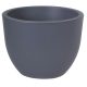  Prosperplast flowerpot, 34.5 cm x 34.5 x 25.7 cm, diameter 34.5 cm, plastic in grey and silver tones