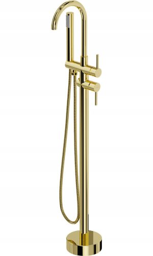 Single lever mixer, freestanding Mexen Alma Gold for bathtubs