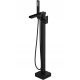 Freestanding single-lever mixer tap Algar black for bathtubs