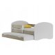  Bed Meble Partner double bed 184 x 100 cm, multicolored