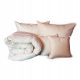  Couette en duvet 160 x 200 duvet d'oie + 4 oreillers en 2 coloris