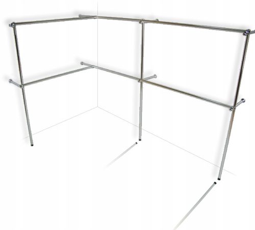 CLOTHES RACK CLOTHES RACK HANGER 1.5x2x2m