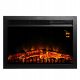 Built-in fireplace with heating function, electric Ferretti black 2000 W 61 x 44 x 20.5 cm