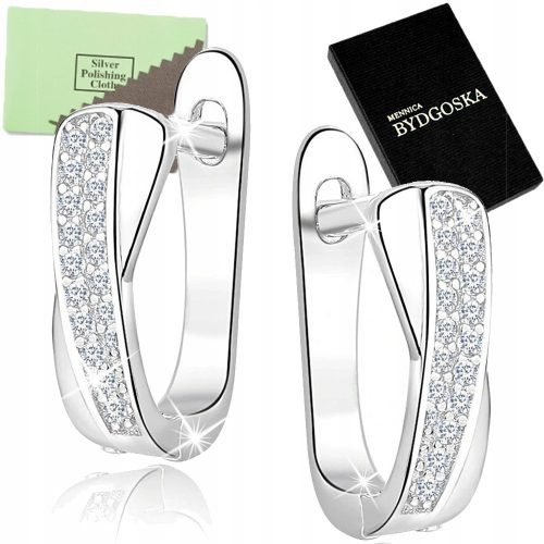  BEAUTIFUL 925 SILVER EARRINGS ENGLISH 925 SILVER EARRINGS GIFT