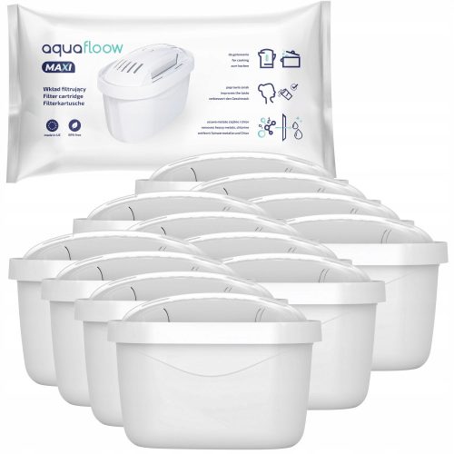  Filter insert for the AquaFlow Maxi jug, 12 pcs.
