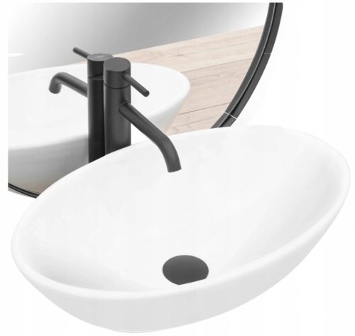 Rea Pamela oval countertop washbasin