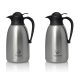  Promis Coffee Thermos Flask for Drinks 2 l, Silver