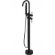  Single lever mixer, freestanding Mexen Alma Black for bathtubs