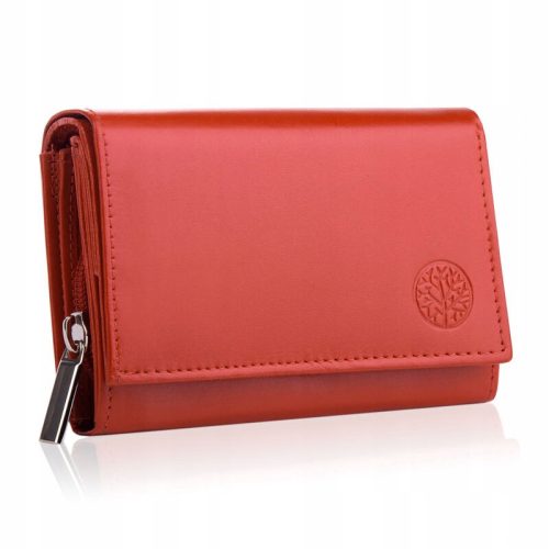  Betlewski wallet natural leather red BPD-DZ-11 - woman