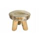 Tables et chaises de jardin pour la terrasse Table Gomer en bois beige et marron