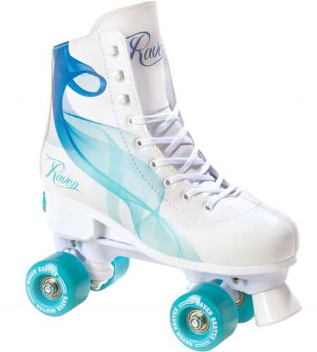  Raven Serena Roller Skates White, Blue, Turquoise, Sizes 31-34