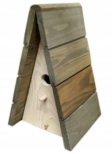  Wooden nesting box for birds, bird feeder, house