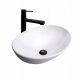 Oval countertop washbasin by Veldman