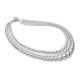  Jablonex Wedding Ball White Pearls Triple Necklace