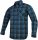 Art-Mas Modar flannel shirt, size 42, blue