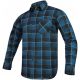 Art-Mas Modar flannel shirt, size 42, blue