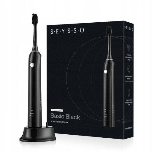  SEYSSO Carbon Basic Black Schallzahnbürste