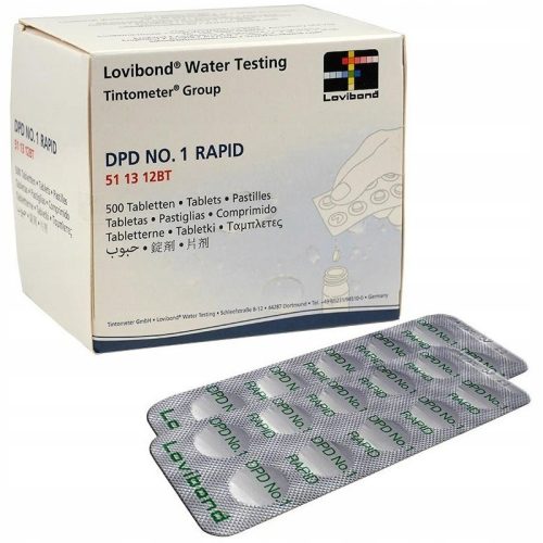 Pool chemical tablets for the hand tester DPD1 RAPID 500 pcs