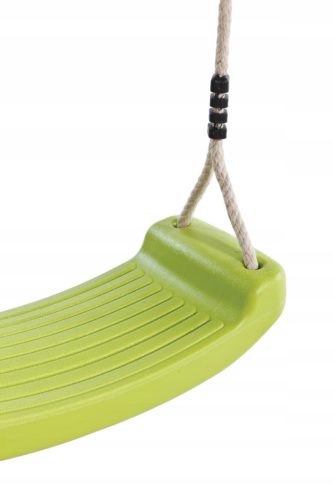 Flat swing with length-adjustable ropes